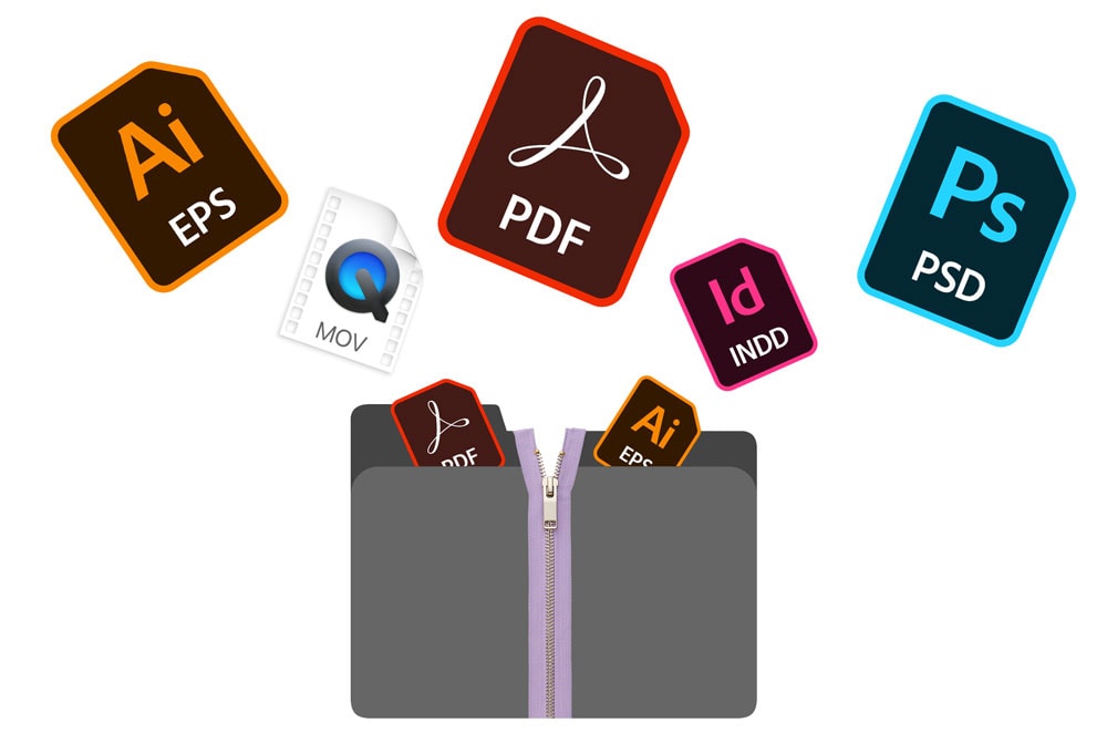 zip and unzip files